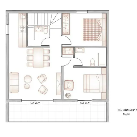 Appartement Redstone Luxury Sveta Nedelja (Hvar)
